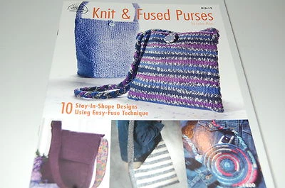 Leaflet - Knit & Fuse Purses by Lorna Miser - 10 Purses To Knit & Fuse - NEW - Image 1 of 4