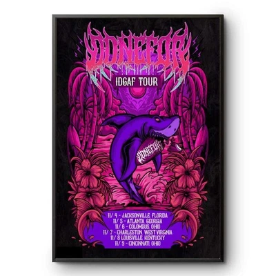 DONEFOR IDGAF Tour 2025 Poster – Official Concert Wall Art Poster - Unframed - Image 1 of 4