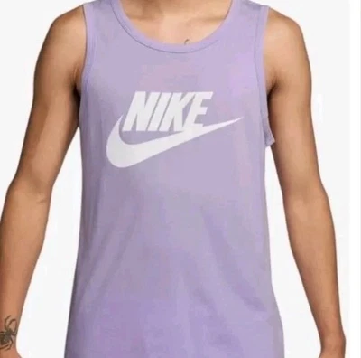 Camiseta sin mangas Nike Sportswear Icon Futura para hombre. Púrpura Talla XL 100% Algodón Foto 1 de 4