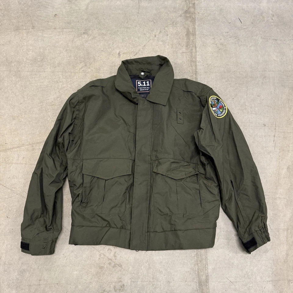 5.11 Tactical 4-in-1 Patrol Bomber Jacket Mens Size Large Green - Image 1 of 4