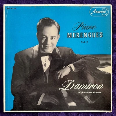 DAMIRON Piano Merengues Vol.2 LP ANSONIA Mono Latin Jazz Merengue Mambo EX - Image 1 of 4