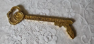 BRASS CITY OF CLEARWATER FLORIDA MAYOR OF CLEARWATER KEY TO THE CITY - Picture 1 of 6