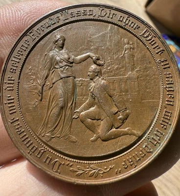 Germany, Frankfurt, Medal 1899, Goethe, Beautiful Condition - Image 1 of 4