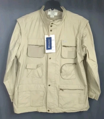 Chaqueta Safari Corresponsal Viajero Weekender Convertible Multi Bolsillo XL Nueva con Etiquetas Foto 1 de 4