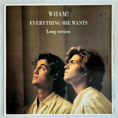 NEW WAVE / SYNTH-POP - WHAM! - EVERYTHING SHE WANTS - COLUMBIA OG GEORGE MICHAEL Foto 1 de 4