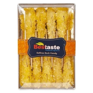 Bestaste Saffron Rock Candy Sticks (Nabat) 170g - Picture 1 of 1