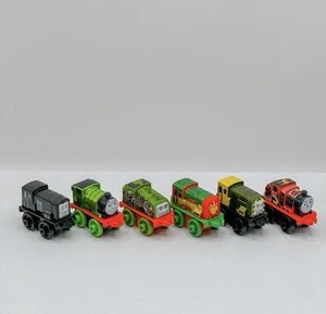 Thomas & Friends Minis Lot Of 6 Percy Gator Dino DC Mister Miracle Train Engines - Bild 1 von 5
