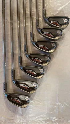 Juego de hierros Ping G10 4-9 + W, flexión regular, varillas de acero - excelente estado, derecha Foto 1 de 4