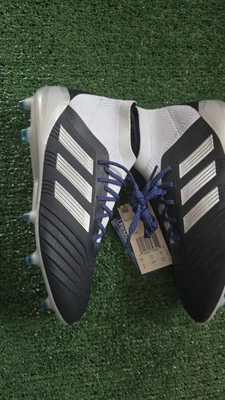 Adidas Predator 18.1 Womens Soccer Cleats Size 3.5 Blue Gray BD7298 - Image 1 of 4