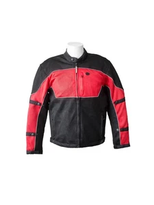 RoadDog Hurricane Mesh Motorcycle Riding Jacket Red Men's - Picture 1 of 25