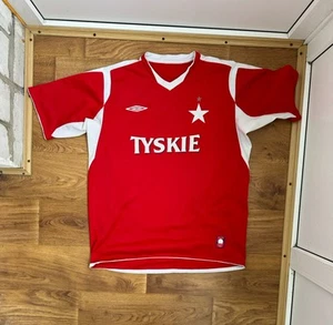 WISLA KRAKOW 2006 2008 HOME SOCCER JERSEY FOOTBALL SHIRT UMBRO VINTAGE MENS XXL - Picture 1 of 14