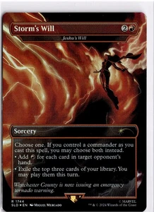 Magic The Gathering Secret Lair Foil Storm's Will - Jeska's Will (Rainbow Foil) 1744 SLD R NM Sc - Imagen 1 de 2