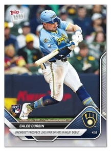 Caleb Durbin - 2025 MLB Topps NOW (Rookie Debut) - Card 85 (RC) PRESALE PR999 - Picture 1 of 2
