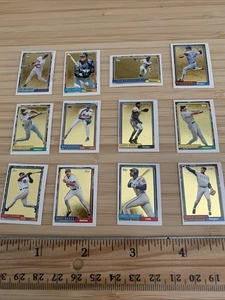 1992 Topps Gold Micro Set 12 Card Lot Ken Griffey Nolan Ryan Rickey Henderson - Picture 1 of 14