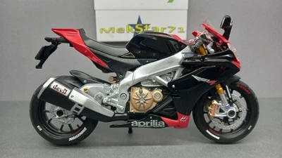 1/12 MAISTO Aprilia RSV4 Factory 2015 Personalizzato Modello Raro NO Minichamps - Immagine 1 di 4