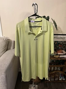 Camisa Polo Oakley Para Hombre XL Verde Hydrolix Golf Rendimiento Ajuste Regular Exterior - Imagen 1 de 8