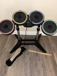 PS3 Wireless Drum Kit verstellbar Harmonix mit Pedal Drumsticks - Bild 1 von 8