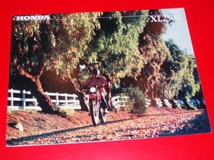 HONDA • 82 XL250R Sales Literature Brochure Vintage Enduro XL 250 R - Foto 1 di 3
