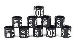 Aluminum Bird Rings 2025 Exotic Canary Parakeet (2.0 / 2.5 / 2.9 / 3.0..11.0mm) - Photo 1/5