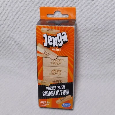 Hasbro Gaming JENGA MINI Pocket Sized Block Fun Travel Classic Family Board Game - Image 1 of 4