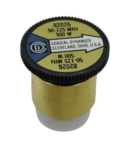 Elemento vatímetro Slug 500W 50-125 MHz para Bird 43 Coaxial Dynamics 82026 (500B) - Imagen 1 de 3