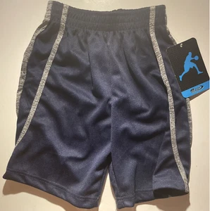 6th Man Athletic Basketball Shorts Navy Blue Gray - Size 5 - Picture 1 of 1