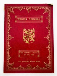 ThriftCHI ~ Winston Churchill 80th Birthday Book - Illustrated London News 1954 - Picture 1 of 9