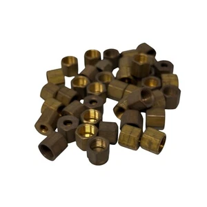 3/16" Brass Fitting Nut | Compression Tube Nut 90061 – Lot of 40 NOS - Picture 1 of 4