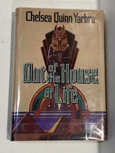 Out of the House of Life Chelsea Quinn Yarbro REVIEW COPY 1990 Tor 1st Ed. HC/DJ - Imagen 1 de 16