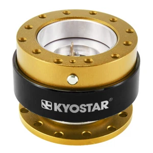 New GOLD Steering Wheel Quick Release Hub Adapter Snap Off Boss Kit Universal - Bild 1 von 8