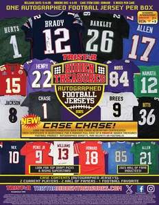 TRISTAR Hidden Treasures Autographed Football Jerseys 2025 (1 Box) - Picture 1 of 1