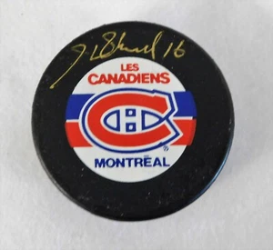 Henri Richard Montreal Canadiens Signed Hockey Puck JSA Authenticated - Picture 1 of 3