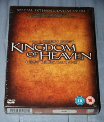 KINGDOM OF HEAVEN Limited Edition NEW SEALED Director's Cut 4-Disc DVD Box Set - Image 1 of 4