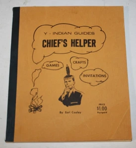 Y-INDIAN GUIDES CHIEF'S HELPER - Earl Cooley UNUSED YMCA Rochester/Monroe County - Picture 1 of 2