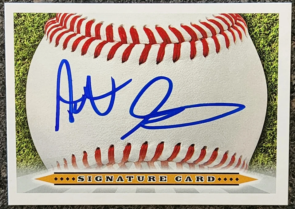 Anthony Solometo Signed 3.5x2.5 Signature Card Pittsburgh Pirates #15 Prospect! - Image 1 of 1
