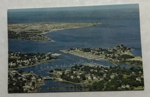 Aerial View Wickford, North Kingston, R.I. Postcard (W1) - Picture 1 of 2