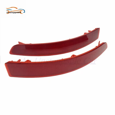 Set of 2 Rear Left and Right Bumper Reflector Fits 2015-2018 Volkswagen Jetta US - Image 1 of 4