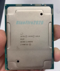 Intel Xeon Gold 6148 2.4GHz 20-Cores 40-Threads 27.5MB 150W SR3B6 LGA3647 CPU - Picture 1 of 4