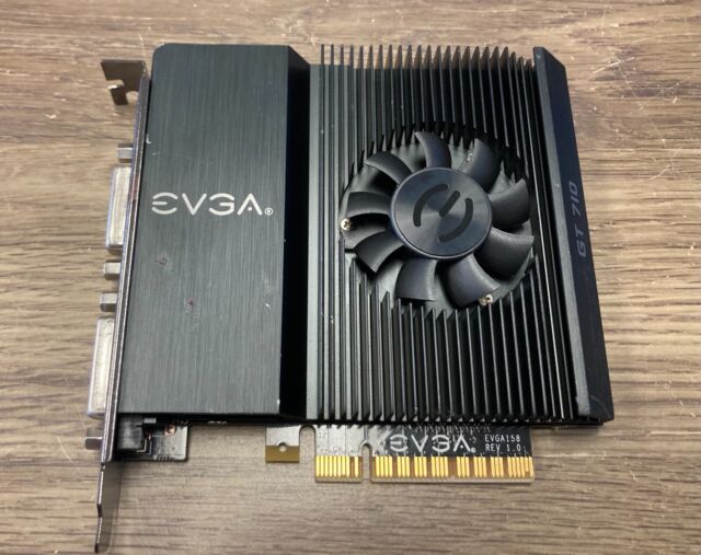 EVGA GT 710 1GB DDR3 64bit Single Slot, Low Profile 01G-P3-2711-KR