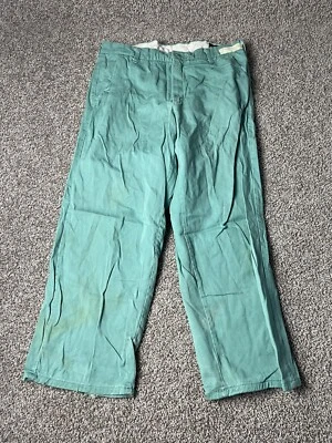 Pantalón peto resistente al fuego Bulwark FR peso medio talla (34x27) usado en excelente estado verde Foto 1 de 4