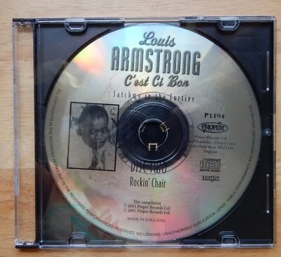 C'est Ci Bon by Louis Armstrong Satchmo in the Forties CD ( 2001)  P1194 - Imagem 1 de 3