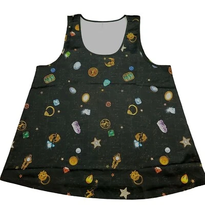 Fabletics Womens M Breathable Ecosatin Sleeveless Tank Top Lucky Charm Horoscope - Image 1 of 4