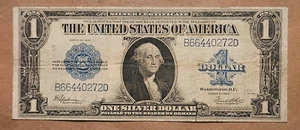1923 $1 Silver Certificate Speelman White note FR 237 B/D Block VERY FINE VF - Picture 1 of 8
