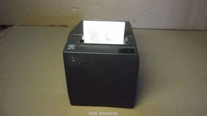 NCR 7197 USB Thermal Receipt Thermal PoS Printer 80mm Cutter Black TESTED + PSU - Bild 1 von 6