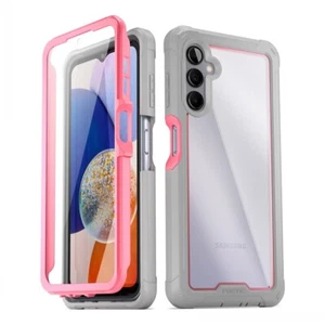 For Samsung Galaxy A14 5G Case Poetic with Built-in-Screen Bumper Cover Pink - Picture 1 of 6