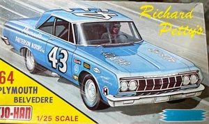 Johan gc-964 #43 Richard Petty 1964 Plymouth Belvedere McM 1/25 niob - Picture 1 of 6