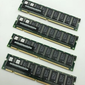 128MB 4pc of 32MB 168-Pin SDRAM DIMM PC66 Memory 4x72 IBM Fru 01K1112 ECC PC-66 - Picture 1 of 6