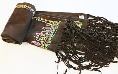 OL12 NUEVO BUFANDA DE GAMUZA DE SEDA PASHMINA PERSONALIZADA 12" X 60" HECHA A MANO EN NEPAL Foto 1 de 4