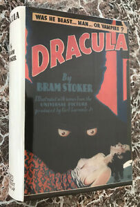 Dracula, Bram Stoker, 1931 ~ First Bela Lugosi Edition w/ Facs. Dust Jacket