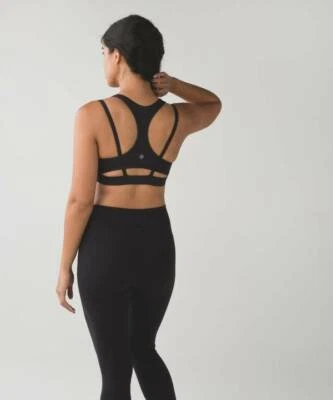 Lululemon NEW With Tag Most Popular/Discontinued BLACK SPLENDOUR BRA - Size 4 - Изображение 1 из 4